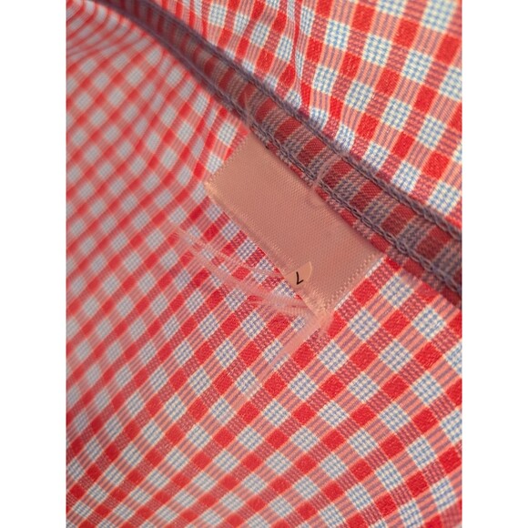 UNTUCKit Shirt Mens Large Slim Fit Button Down Plaid Short Sleeve Single Pocket - Picture 11 of 11